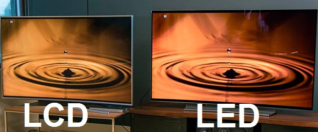Diferencia entre las Pantalla LED y LCD